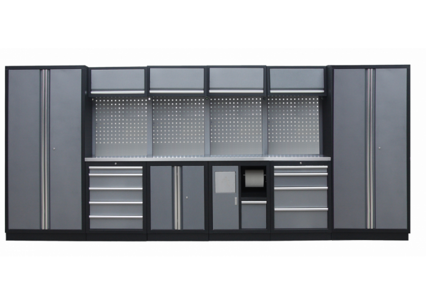 Kvalitní PROFI dílenský nábytek - 4535 x 2000 x 495 mm - TGS1301AN