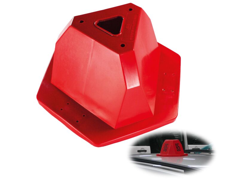 Magnetické klobouky - červené - 444020030
