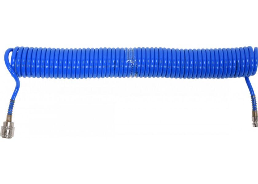 Spirálová vzduchová hadice 10m, PU průměr vnitřní 5,5mm, vnější 8mm - YT-24202