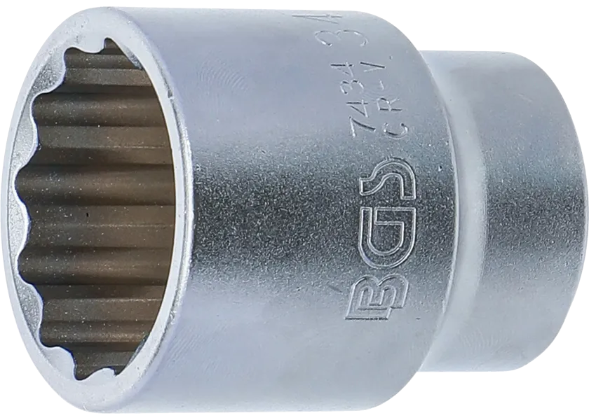 Nástrčná hlavice dvanáctihranná 3/4, 34 mm, BGS - B7434