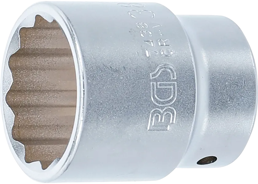 Nástrčná hlavice dvanáctihranná 3/4, 38 mm, BGS - B7438