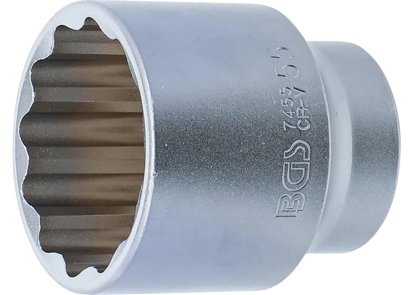 Nástrčná hlavice dvanáctihranná 3/4, 55 mm, BGS - B7455