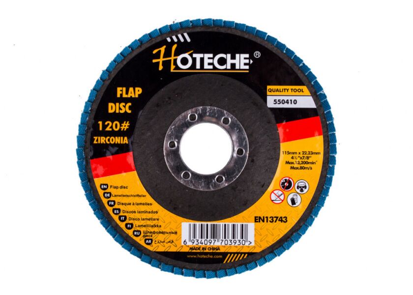 Lamelový brusný kotouč 115 mm, P120 - HT550410