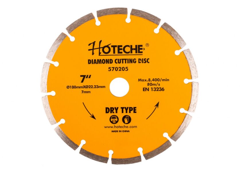 Diamantový řezný kotouč 180 mm, segmentový - HT570205