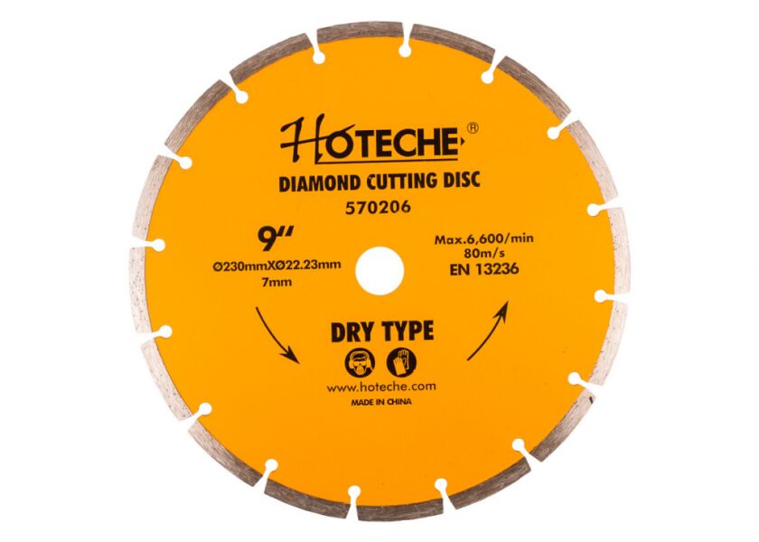 Diamantový řezný kotouč 230 mm, segmentový - HT570206