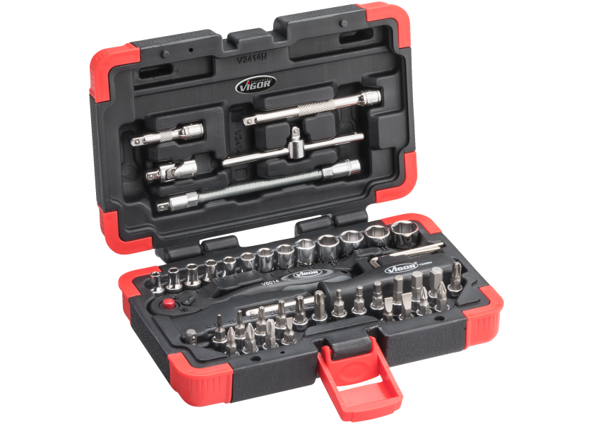 Gola sada 1/4”, 46 dílná - V2414N