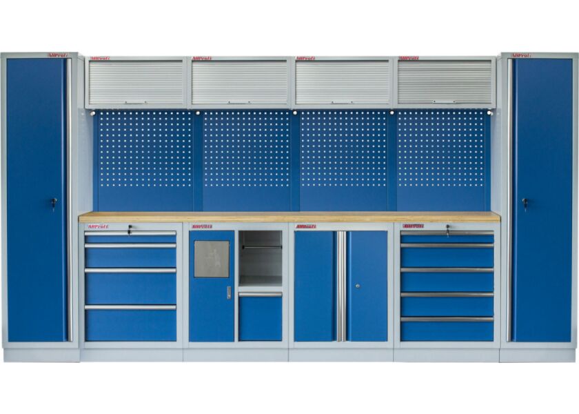 Kvalitní PROFI BLUE dílenský nábytek 3920 x 495 x 2000 mm - MTGS1301AP