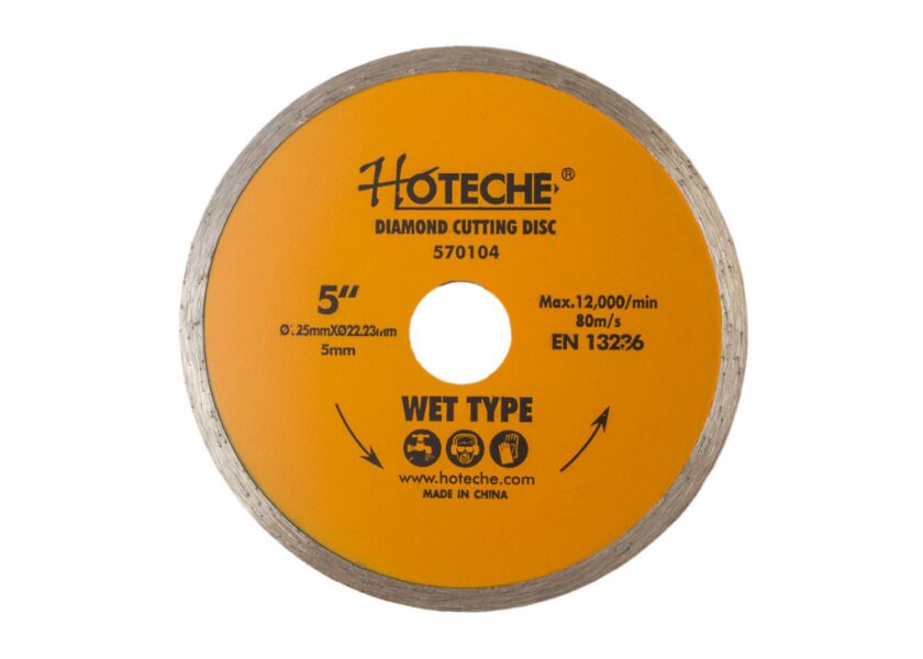 Diamantový řezný kotouč 125 mm, WET TYPE - HT570104