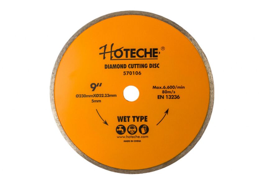 Diamantový řezný kotouč 230 mm, WET TYPE - HT570106