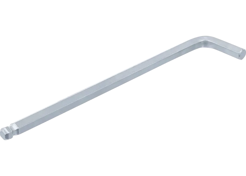 Dlouhý zahnutý klíč 10 mm, vnitřní šestihran, BGS - B790-10