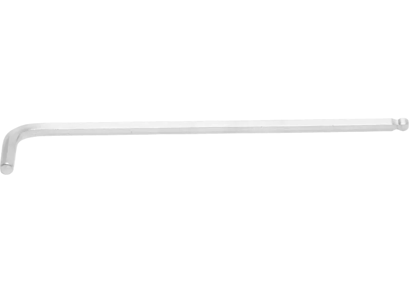 Dlouhý zahnutý klíč 6 mm, vnitřní šestihran, BGS - B790-6