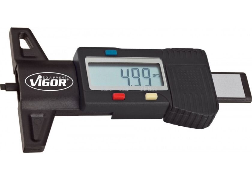 Digitální měřič hloubky dezénu pneumatik 0-27 mm - V1584