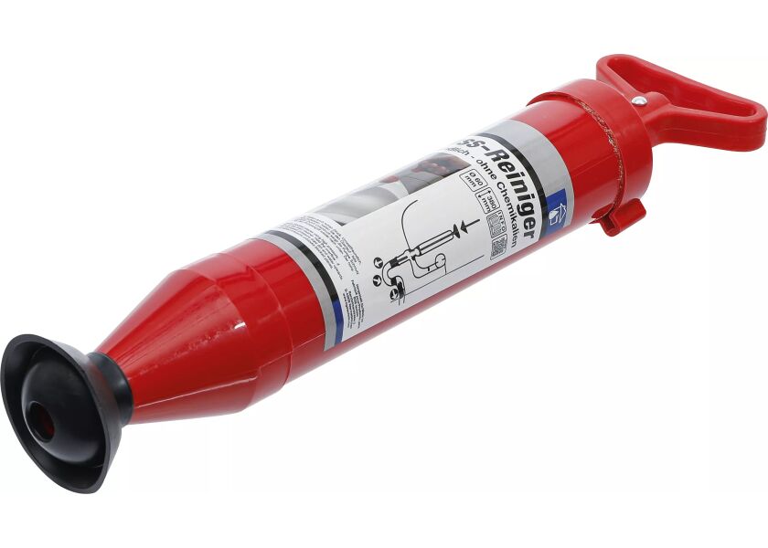 Ruční čistič odtoku BGS průměr 60 mm červené provedení – B8040