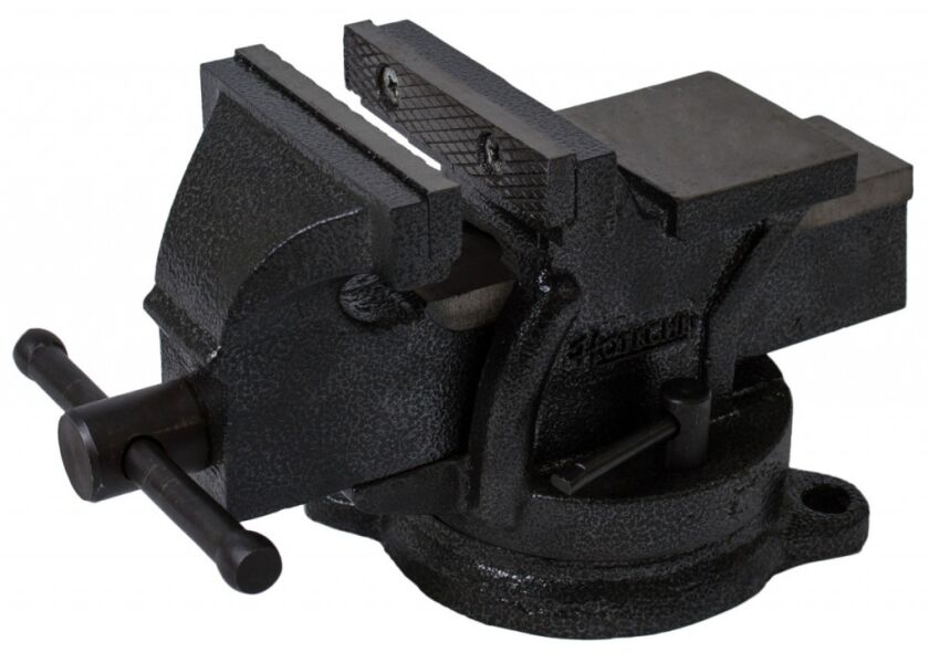 Otočný dílenský svěrák 100 mm, 6 kg - HT300102