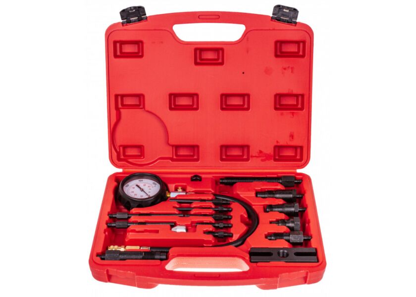 Sada k měření komprese v dieselových motorech, 17 adaptérů - AH041009