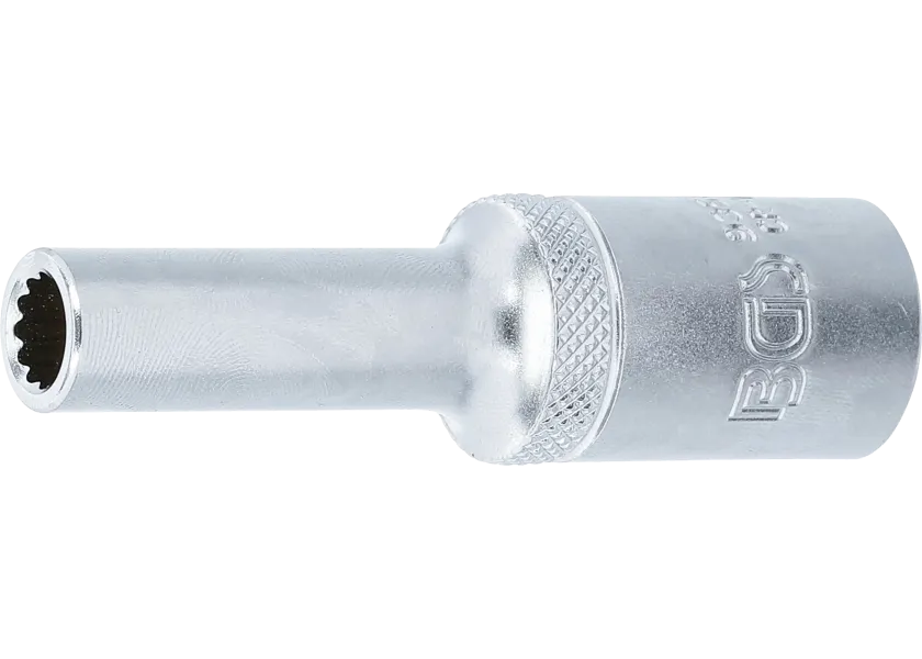 Prodloužená nástrčná hlavice 1/2, dvanáctihranná, 8 mm, BGS - B9356