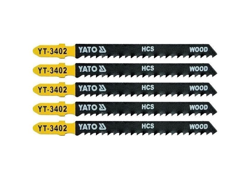 List pilový do přímočaré pily 100 mm na dřevo TPI8 5 ks