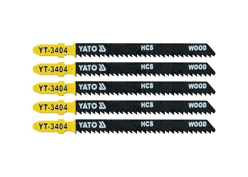 List pilový do přímočaré pily 100 mm na dřevo TPI10 5 ks