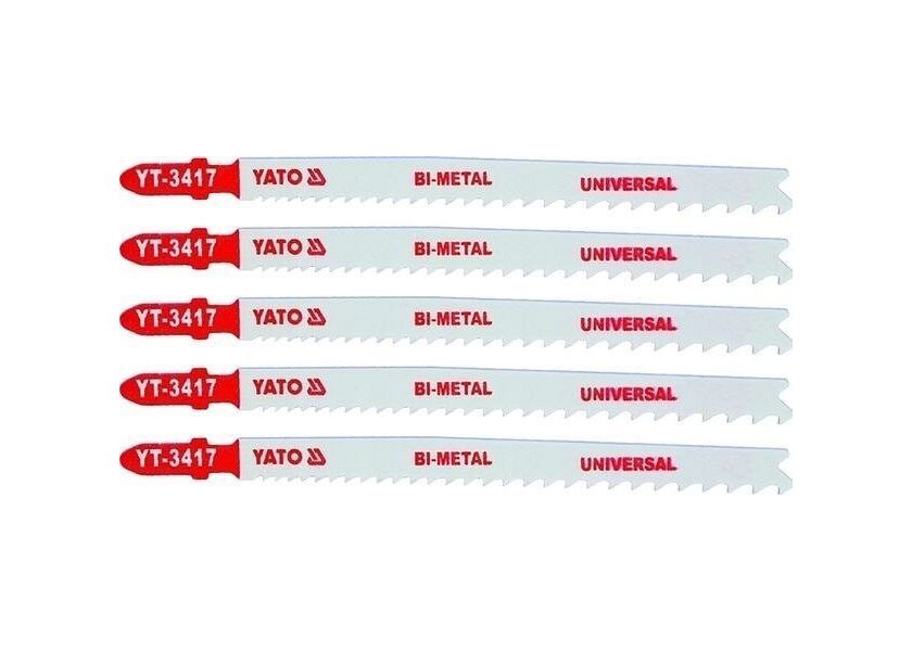 List pilový do přímočaré pily 130 mm UNI TPI10-5 5 ks Bi-Metal