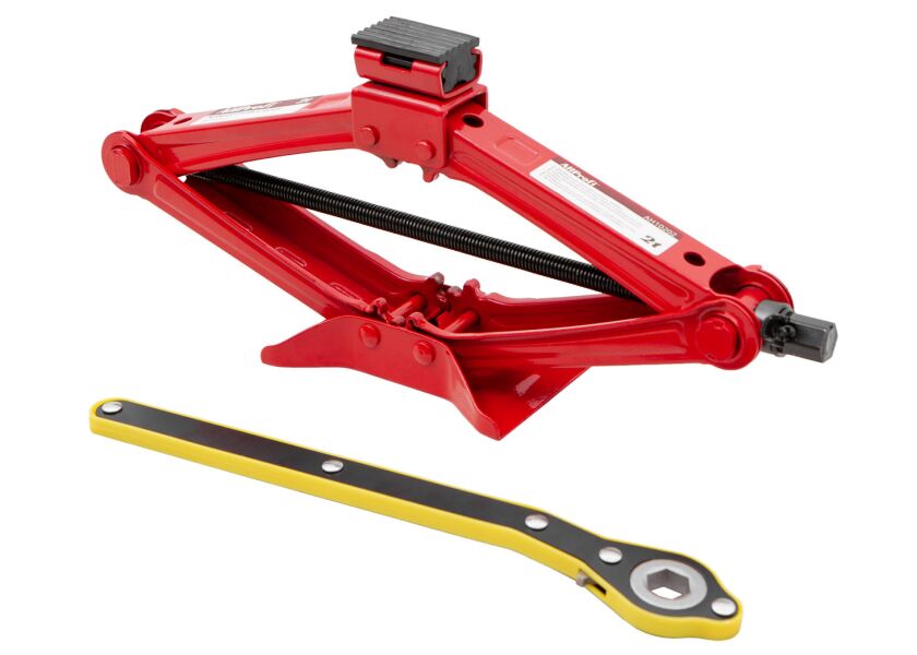 Nůžkový zvedák s ráčnou, 2t, AHProfi - AH10202