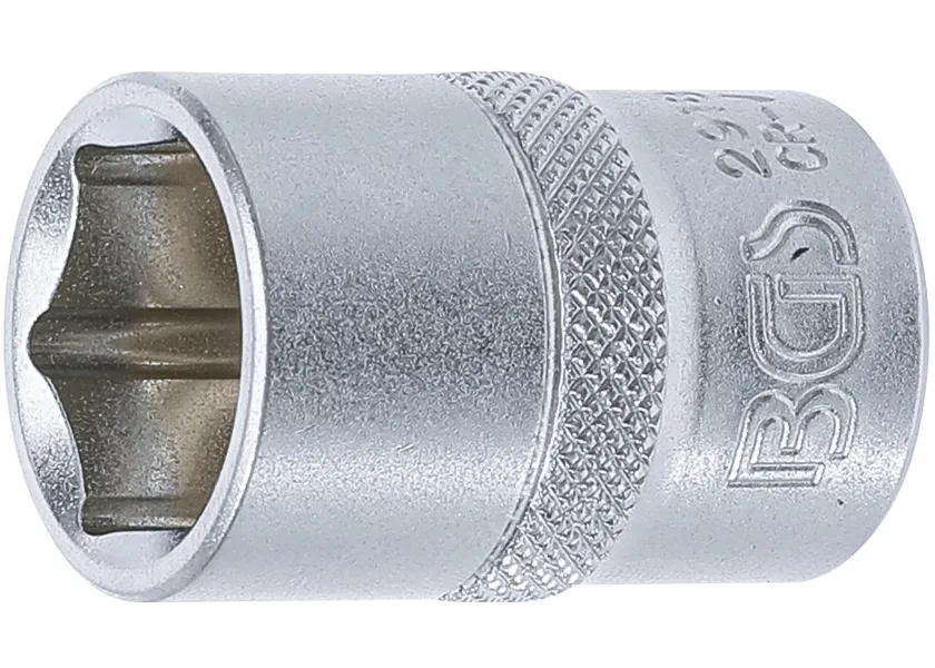 Nástrčná hlavice BGS 18 mm s profilem Pro Torque® a rýhováním - B2918