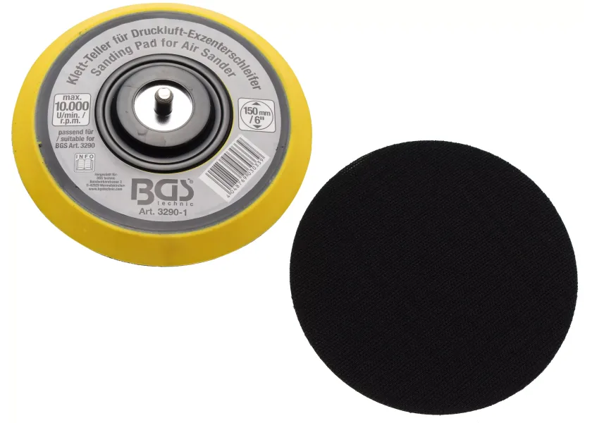 Talíř se suchým zipem pro BGS 3290, 150 mm, M8 - B32901
