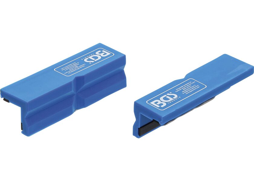 Čelisti svěráku pro kulaté předměty, magnetické, 100 mm, 2 ks - B9796