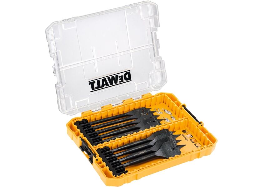 Ploché vrtáky do dřeva, sada 9 ks, DeWALT - DT70751-QZ