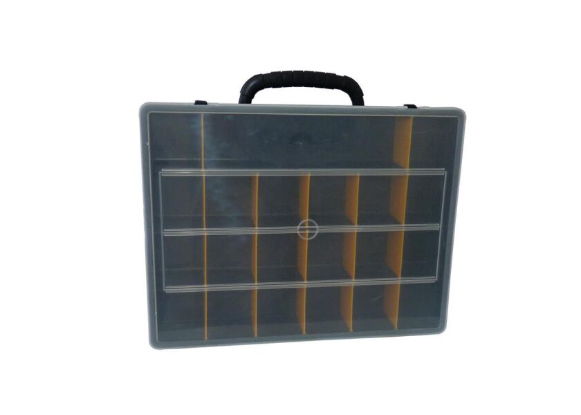 Plastový organizér na vyvažovací závaží, 21 přihrádek - F10259