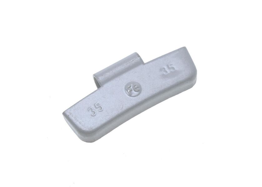 Naklepávací vyvažovací závaží na ALU kola 35 g, ocelové - F13036