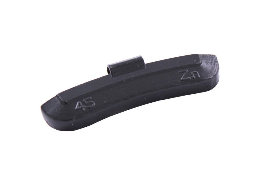 Naklepávací vyvažovací závaží (Zn) ASTA 45 g, černé - F13058