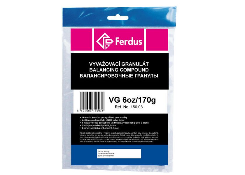 Vyvažovací granulát (prášek), 6oz/170g - F15003