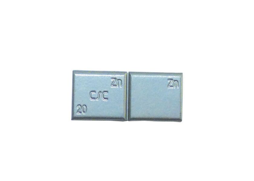 Nalepovací závaží pro alu disky ZNC 20 g, zinkové - F3504