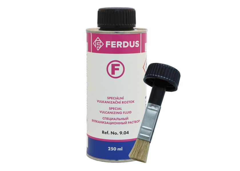 Ferdus vulkanizační roztok F, 250 ml s větším štětcem - F904