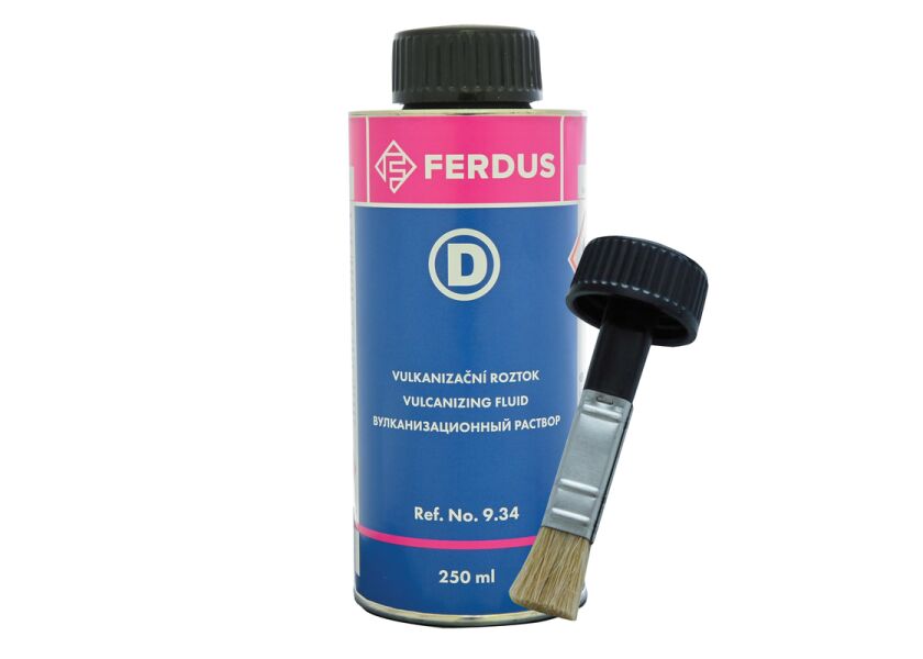 Ferdus vulkanizační roztok D, 250 ml s větším štětcem - F934