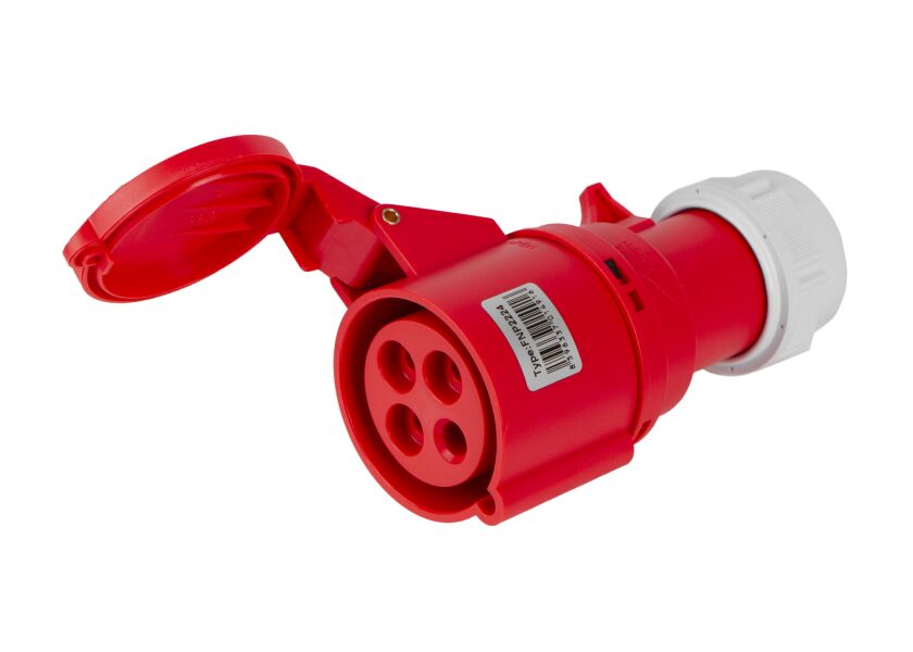 Průmyslová zásuvka, 4P, 400 V, 32 A - FNP2224