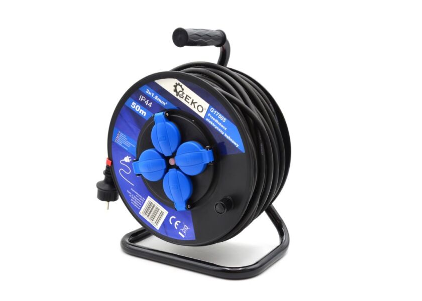 Prodlužovací kabel, buben 50 m, 4 zásuvky - G17505