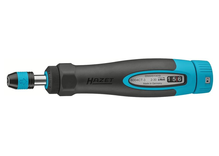Momentový šroubovák Hazet 6004CT-3 s digitálním ukazatelem momentu 0,02–0,3 Nm - HA260027