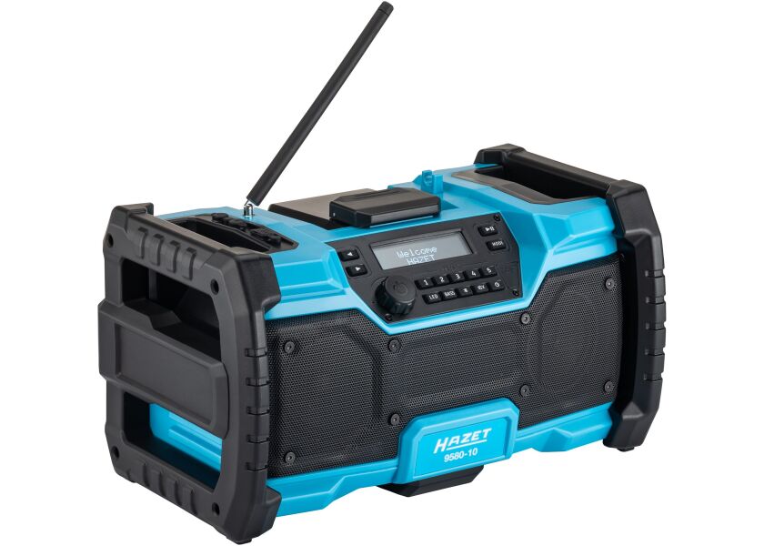 AKU DAB rádio, Bluetooth, hybrid 18 V a 230 V, Hazet 9580-10 - HA264971