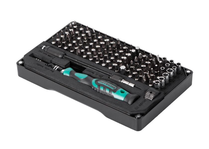 Sada bitů s adaptérem pro jemnou mechaniku, 106 ks - HT251106