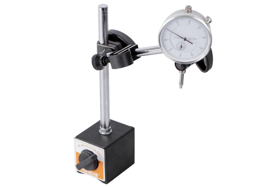 Číselníkový úchylkoměr s magnetickým stojanem, 0-10 mm - HT284702