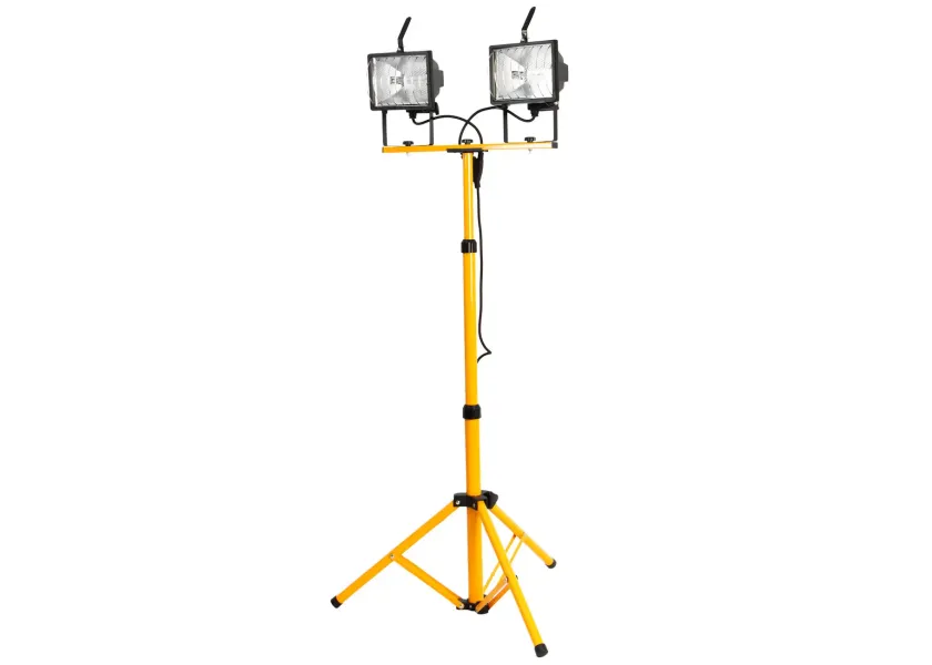 Halogenový reflektor, 2×400 W, se stojanem - HT440263