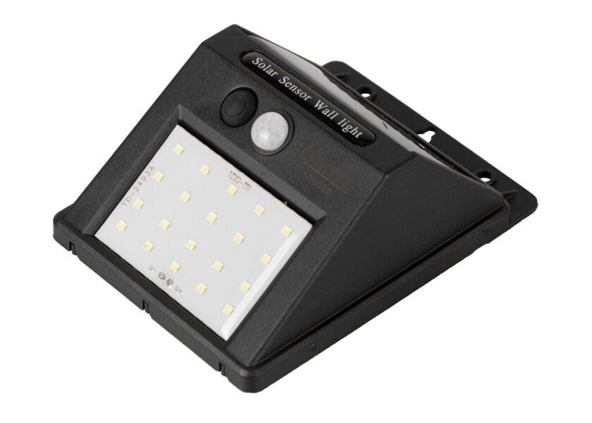 Solární nástěnné světlo, LED, 3 W - HT440402