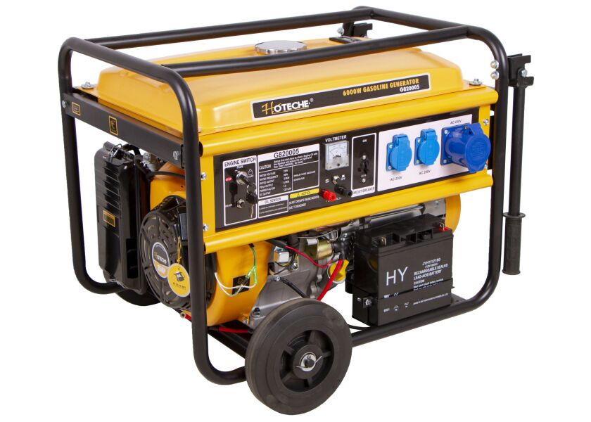 Benzínová elektrocentrála, 6000 W - HTG820005