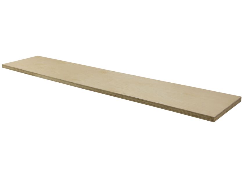 Dřevěná pracovní deska PROFI, 2365 x 463 x 38 mm - TGW93
