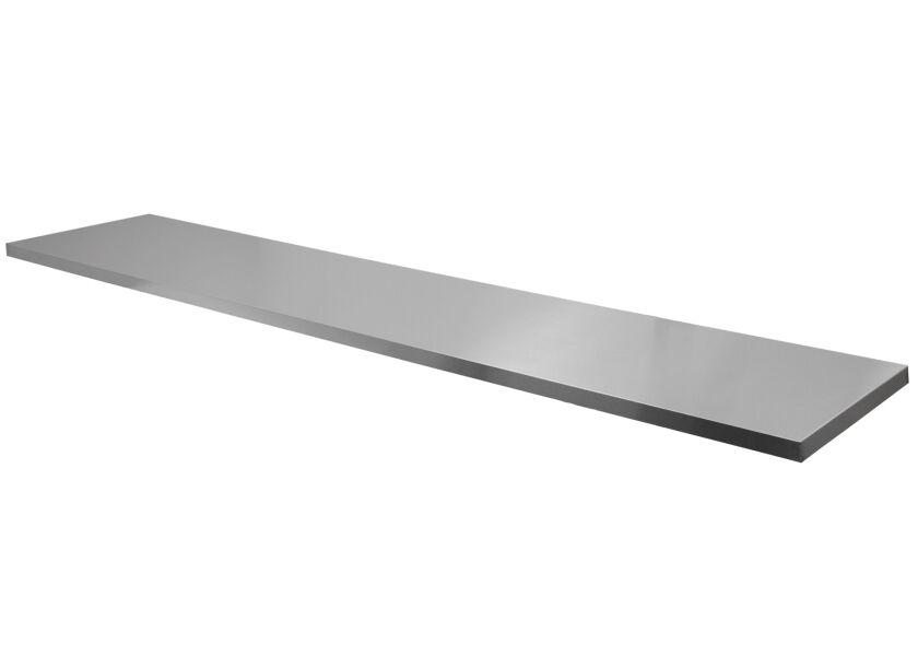 Nerez pracovní deska PROFI, 2365 x 463 x 38 mm - TGW93S