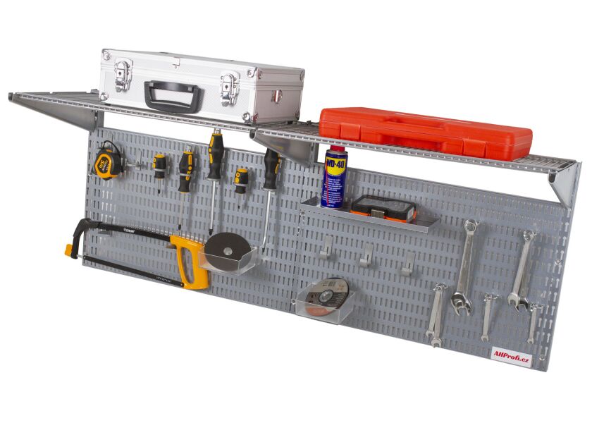 Závěsná děrovaná deska na nářadí, police a příslušenství - AL8030