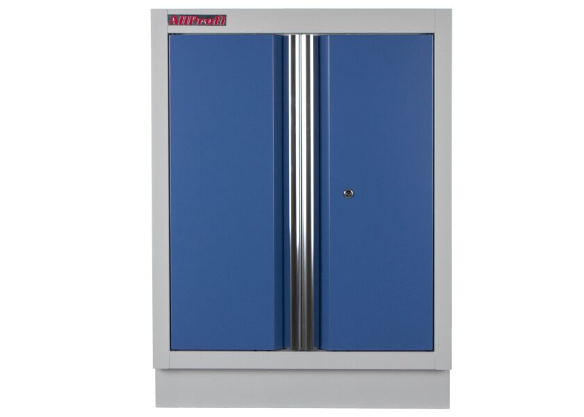 Celokovová dílenská skříňka PROFI BLUE dvoukřídlá 680x458x910 mm - MTGC1300