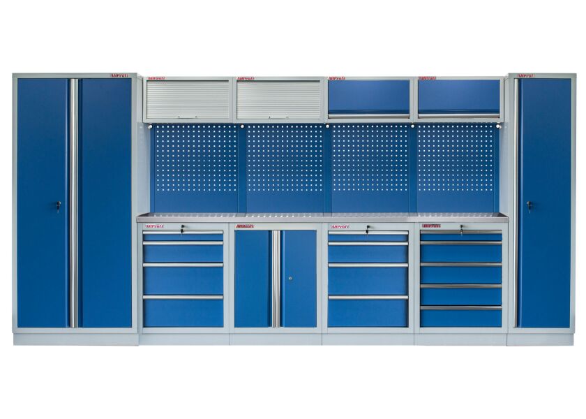 Kvalitní PROFI BLUE dílenský nábytek 4235 x 495 x 2000 mm - MTGS1300A44