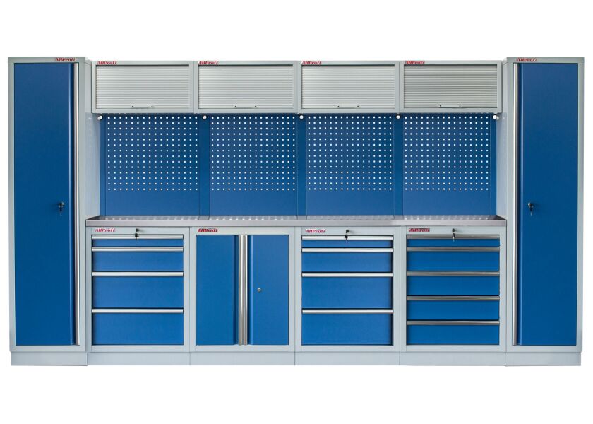 Kvalitní PROFI BLUE dílenský nábytek 3920 x 495 x 2000 mm - MTGS1300A99